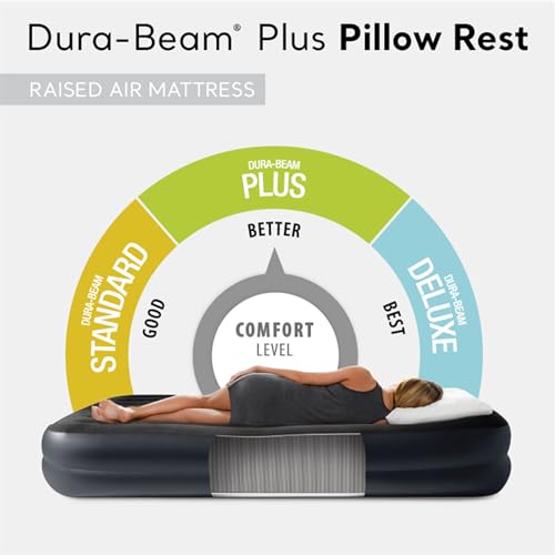 INTEX Dura-Beam Plus Pillow Rest Air Mattress - Twin