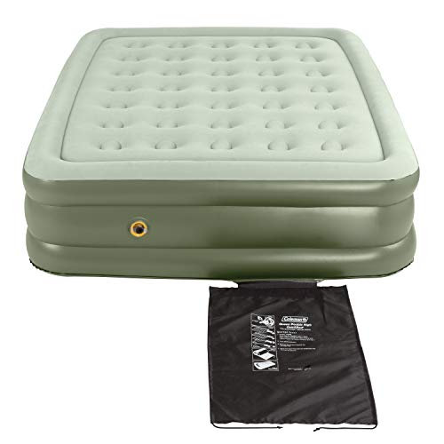 Coleman Double-High SupportRest Air Mattress for Camping (Green)