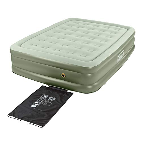 Coleman Double-High SupportRest Air Mattress for Camping (Green)