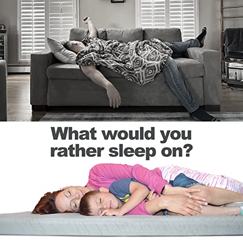 SleepReady Portable Camping Mattress | 100% Memory Foam