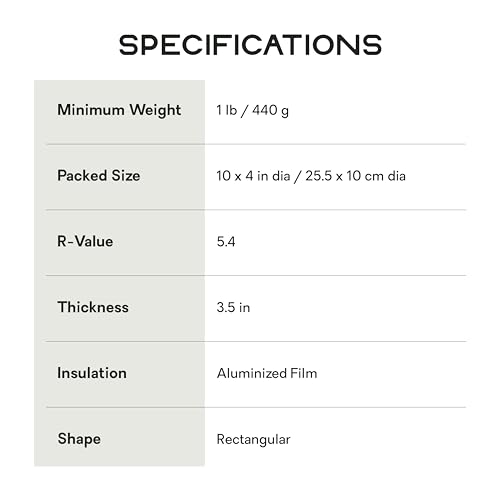 NEMO Ultralight Insulated Sleeping Pad for All Seasons