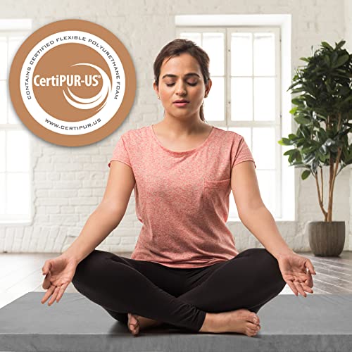 Roll Up Memory Foam Camping Mattress Pad