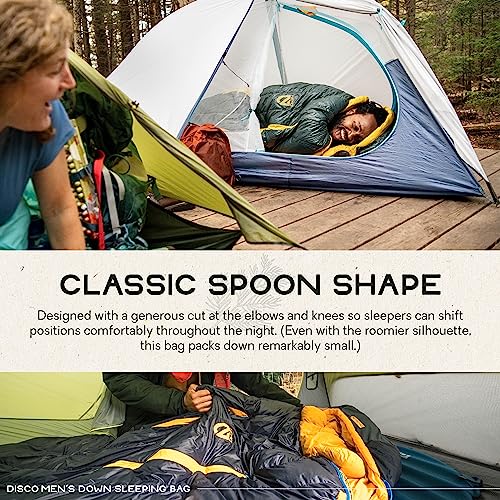 NEMO Disco Sleeping Bag | Plush Down, Side Sleeper