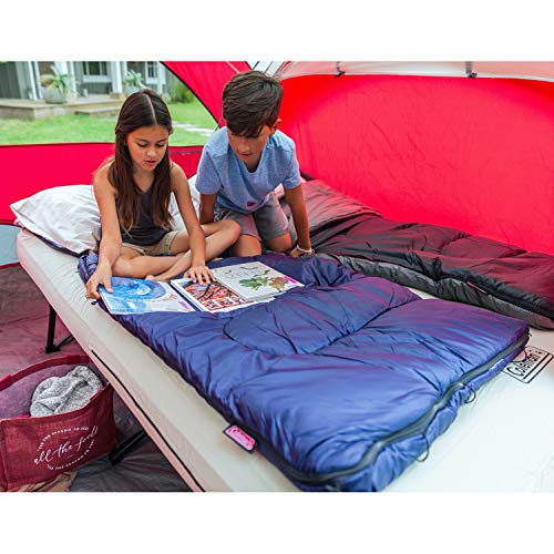 Coleman Cold-Weather Brazos Sleeping Bag, Navy, 20°F