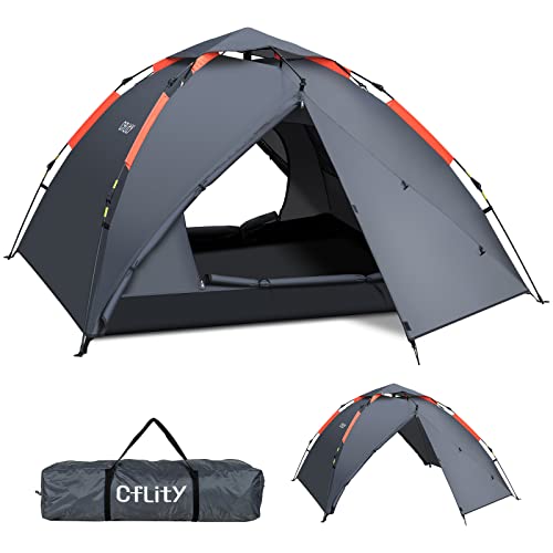 3 Person Waterproof Instant Pop Up Camping Dome Tent