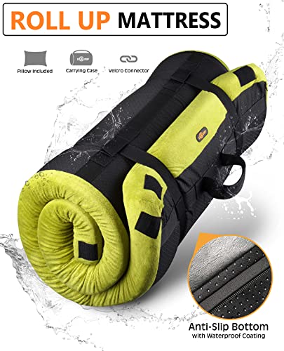 Gaialoop Thick Memory Foam Camping Mattress Sleeping Pad