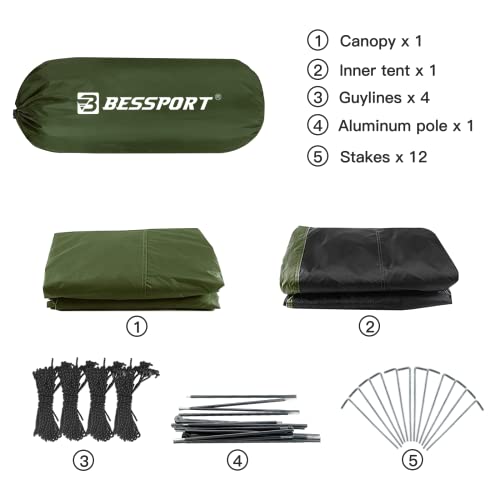 Bessport Lightweight Camping Tent for 2 Person