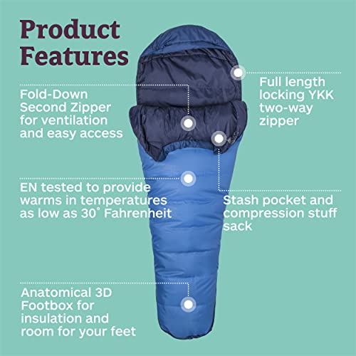 Marmot Men's Trestles 15° Sleeping Bag | Insulated, Water-Resistant