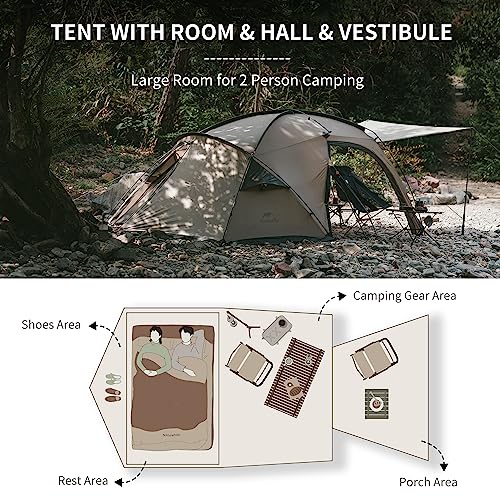 Naturehike Massif Hot Tent: 4 Person Winter Camping