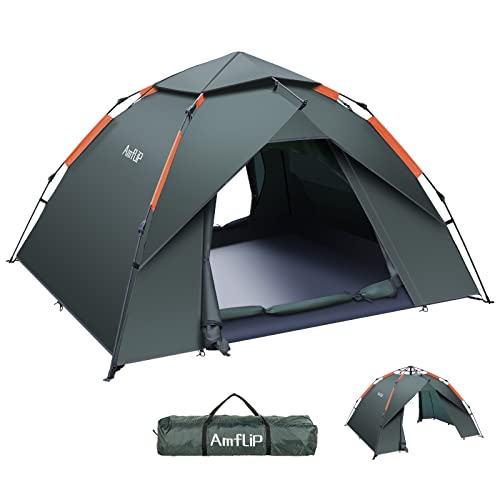 Amflip Automatic Pop Up Camping Tent for 2-3 People