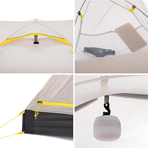 Featherstone UL Obsidian 1 Person Backpacking Tent - Lightweight, Waterproof, Freestanding