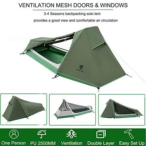 GEERTOP Lightweight 1 Person Bivy Camping Tent