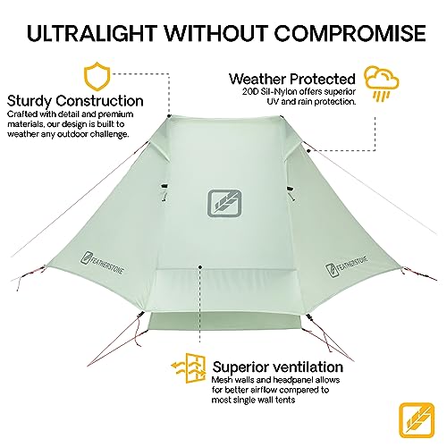 Featherstone Backbone 1 Person Ultralight Backpacking Tent