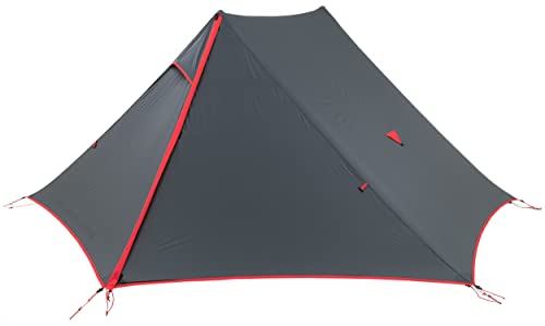ALPS Mountaineering Hex 2-Person Camping Tent - Charcoal/Red