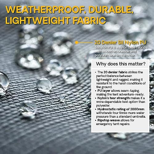 Featherstone Backbone 1 Person Ultralight Backpacking Tent