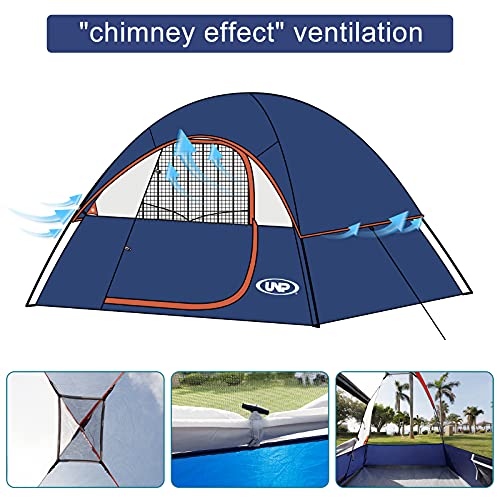 2 Person Waterproof Camping Tent with Rainfly