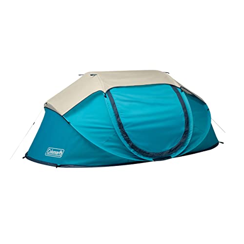 Coleman Pop-Up Camping Tent, Instant Setup, 2/4 Person
