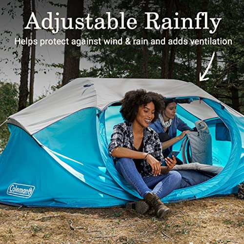 Coleman Pop-Up Camping Tent, Instant Setup, 2/4 Person