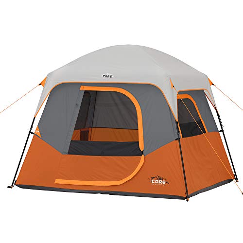 CORE 4 Person Cabin Tent with Organizer & Carry Bag