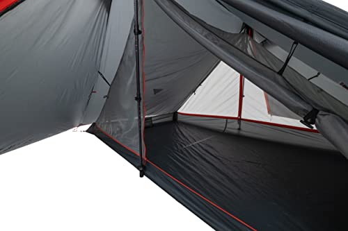 ALPS Mountaineering Hex 2-Person Camping Tent - Charcoal/Red