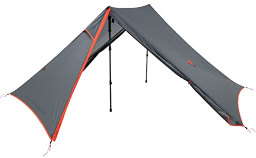 ALPS Mountaineering Hex 2-Person Camping Tent - Charcoal/Red