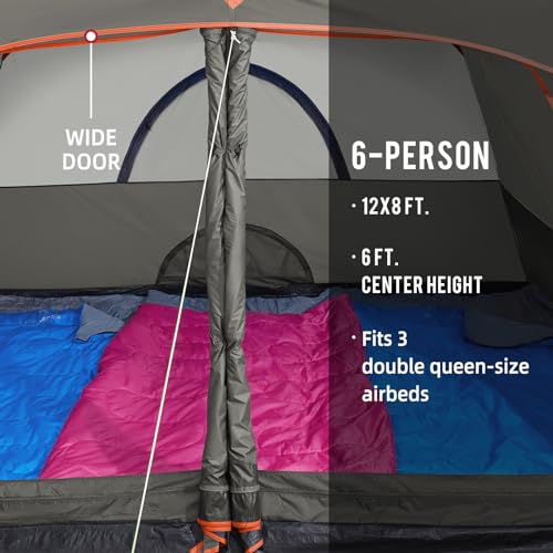 CAMEL CROWN 6 Person Waterproof Backpacking Camping Tent