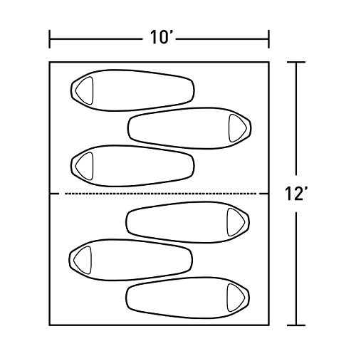 ALPS Mountaineering Two-Room Camping Tent - Gray/Red