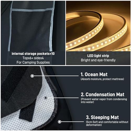 WIILAYOK Naturnest Rooftop Tent - Aluminum Hard Shell