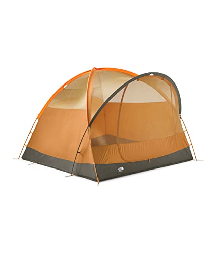 The North Face Wawona 6 Six-Person Camping Tent, Orange/Green
