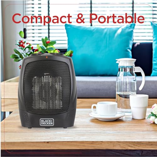 BLACK+DECKER Portable Space Heater with Carry Handle