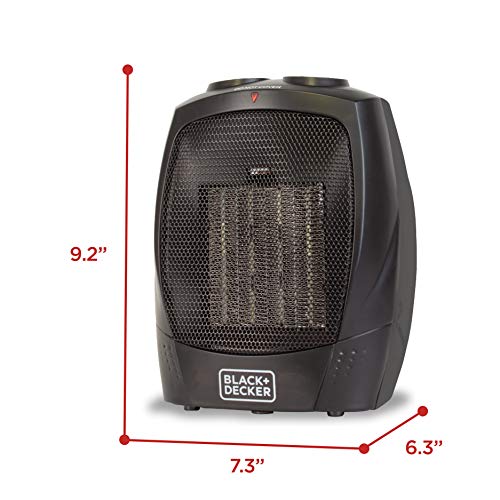 BLACK+DECKER Portable Space Heater with Carry Handle