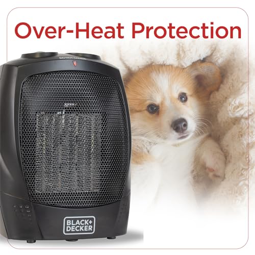 BLACK+DECKER Portable Space Heater with Carry Handle