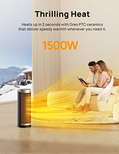 Dreo 1500W Ceramic Heater with Remote Control