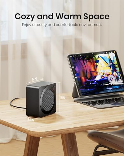 GAIATOP 500W Portable Indoor Space Heater