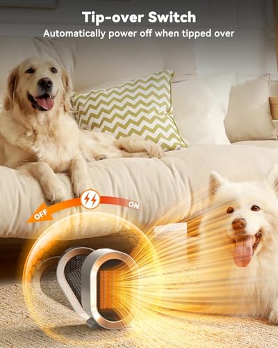 Portable Electric Space Heater for Indoor Use