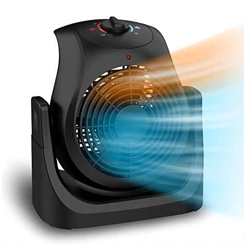 LifePlus Portable 2-in-1 Heater and Fan Combo