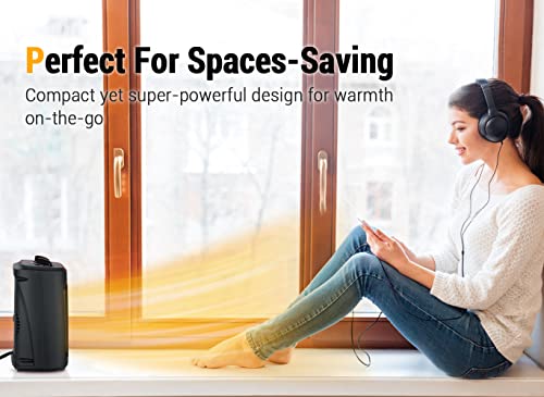 1500W Portable Electric Heater with Thermostat