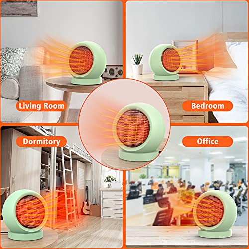 Coolfor PTC Ceramic Electric Desktop Space Heater