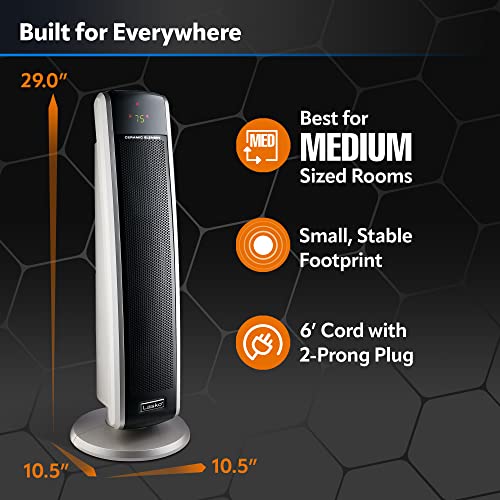 Digital Ceramic Tower Heater with Remote Control