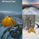 GEERTOP Lightweight 2 Person All-Season Camping Tent