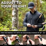 Cascade MT Carbon Fiber Trekking Poles for Hiking