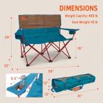 Kelty Loveseat - Deep Lake/Fallen Rock, Portable Plastic