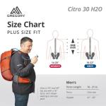 Gregory Citro 30 H2O Hydration Backpack, Spark Orange