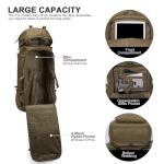 Mardingtop 75L Molle Hiking Backpack with Rain Cover