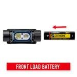 Coast WPH34R 2000 Lumen Waterproof Ultra Bright IP68 USB Rechargeable-Dual Power Headlamp, 6 Modes with Spot and Flood Beams, Blue/Black