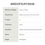 Nemo Switchback Foam Sleeping Pad: Regular Size