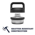 YETI Rambler 46 oz Stainless Steel Bottle Black