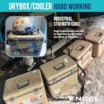 Engel UC19 Leak-Proof Drybox Cooler in Silver Color