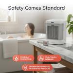 Compact Ceramic Space Heater for Indoor Camping