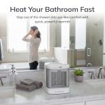 Compact Ceramic Space Heater for Indoor Camping